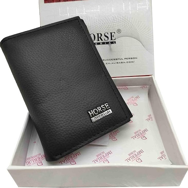 HORSE IMPERIAL Men's Premium Leather Bifold Wallet